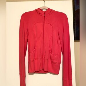 Lululemon Athletica Vibrant Pink Fitted Jacket